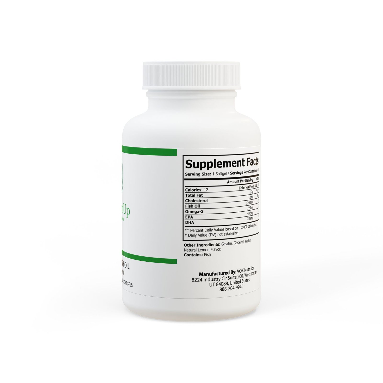 PureZenUp Omega-3 Fish Oil: Pure Strength for Heart, Joint Health – Image 3