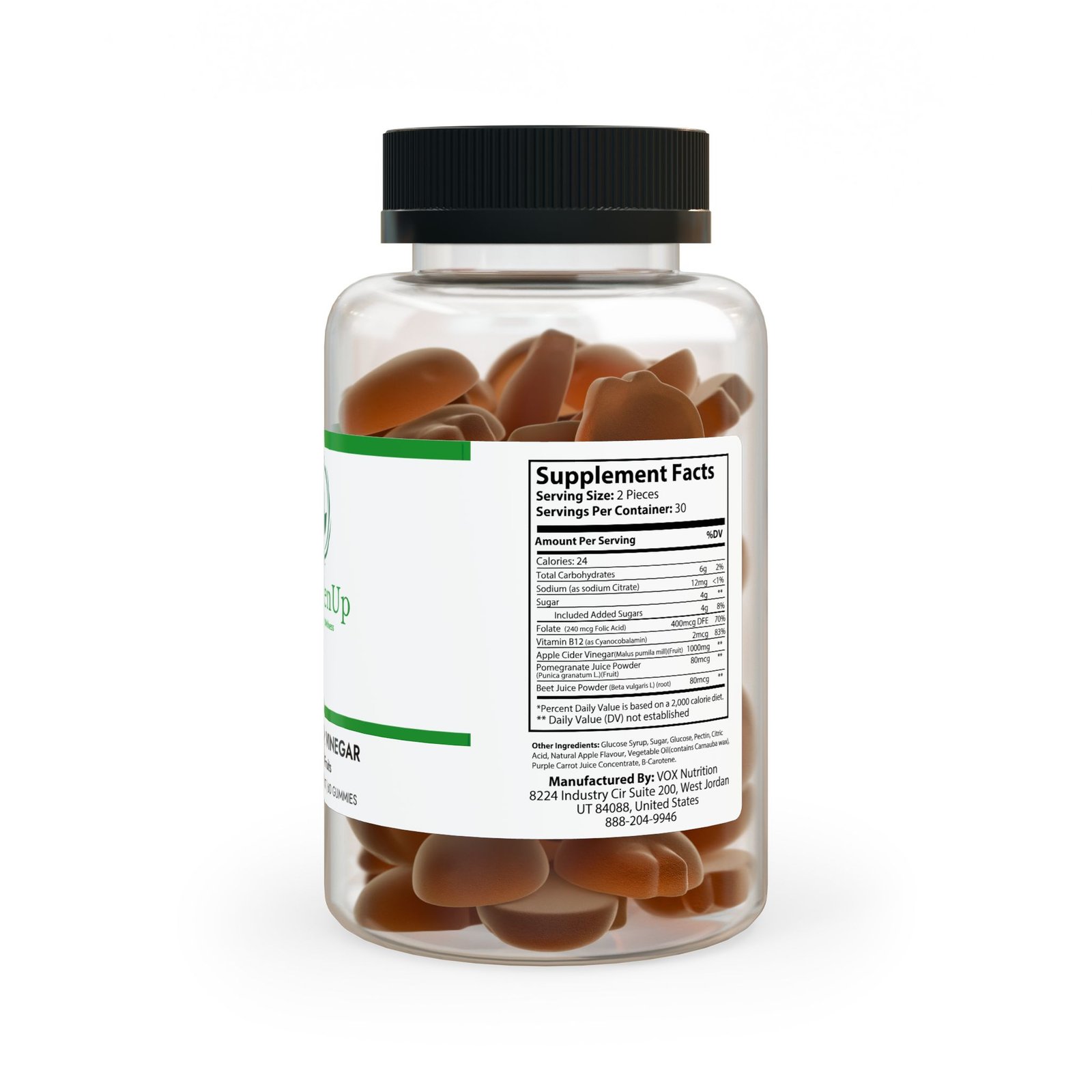 Apple Cider Vinegar Gummies (60 Gummies) – Image 3