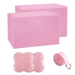 High-density purple EVA foam yoga block for stretch and dance training