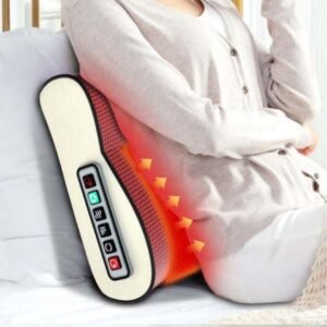 Smart Heated Waist Massager Belt Rechargeable Vibration Heat Therapy Wrap