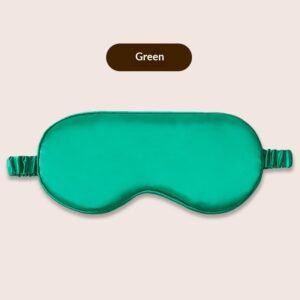3D adjustable sleep mask with contoured eye cups, blackout eye mask for sleeping, travel, meditation, naps, and comfortable light blocking.